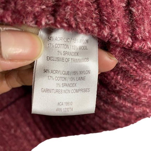 Lole Women's Red Full Zip Crewneck Knit Sweater - Picture 6 of 8